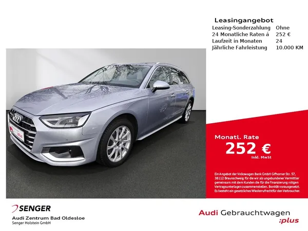 A4 Avant 40 TFSI quattro S tronic ACC NAV Kamera