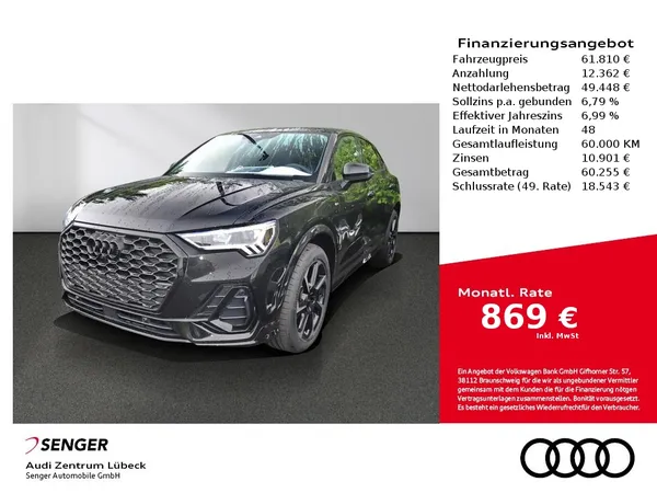 Q3 Sportback S line 35 TFSI Optik-Paket Sonos 