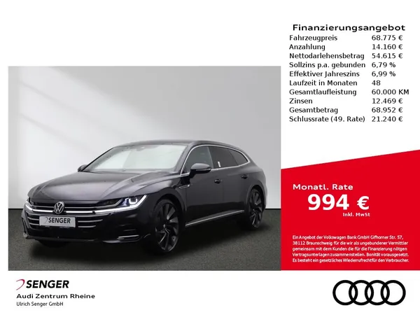 Arteon Shooting Brake R-Line 2,0 l TSI OPF 