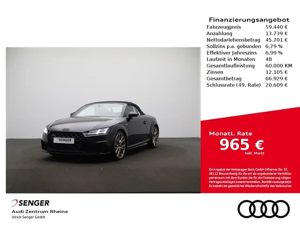 TT Roadster 45TFSI quattro Navi Kamera Licht-P. 