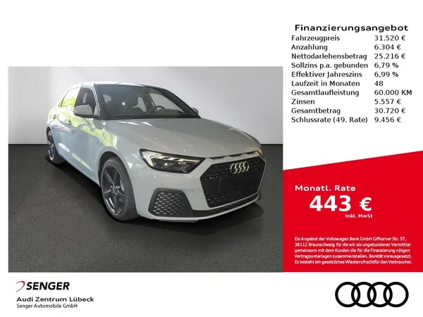 A1 Sportback 30 TFSI Gepäckraum-Paket Sitzhzg. 